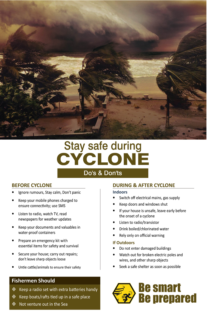 Do’s and don’ts of cyclone